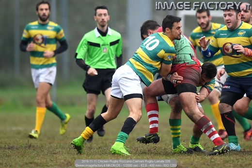 2018-11-11 Chicken Rugby Rozzano-Caimani Rugby Lainate 035